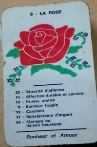 la rose dans l'oracle spirite de mariana