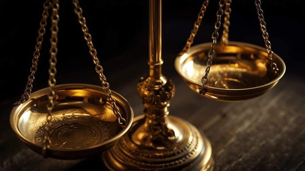 balance de la justice