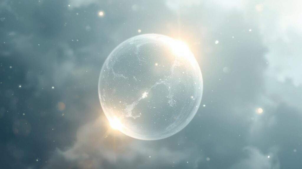 orbe sur une photo
