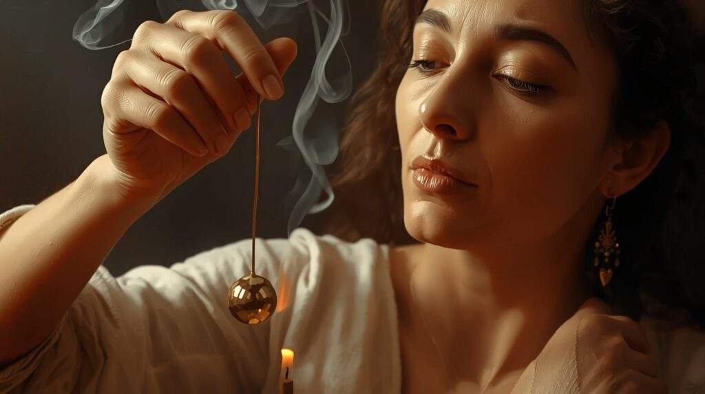 passer de l'encens sous son pendule