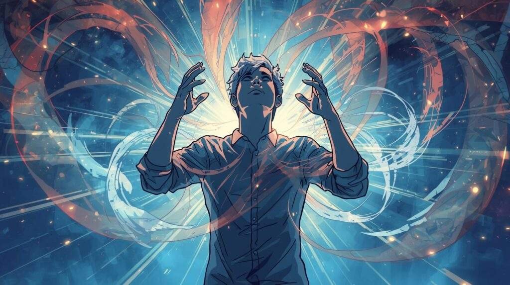 personne qui se protège des énergies négatives (1)