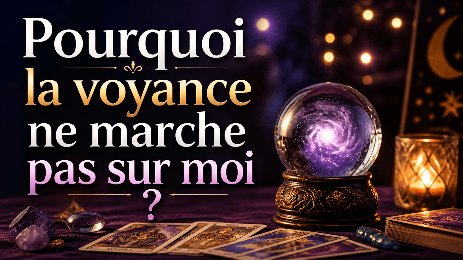 You are currently viewing Pourquoi la voyance ne marche pas sur moi : 4 Réponses !