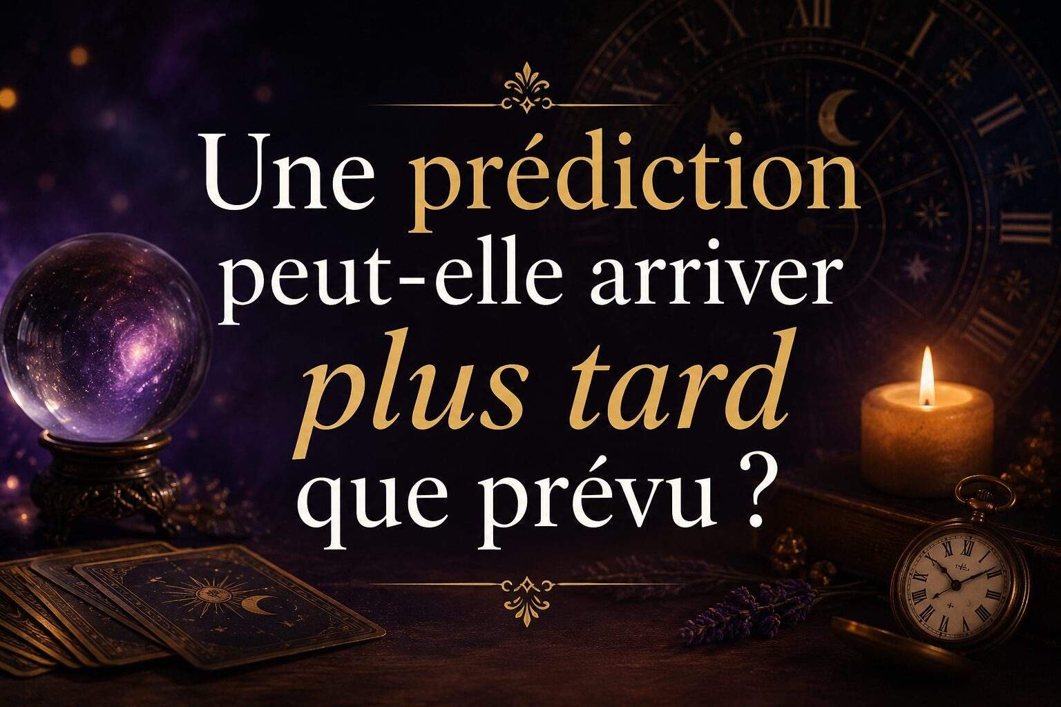 You are currently viewing Une prédiction peut-elle arriver plus tard que prévu ?