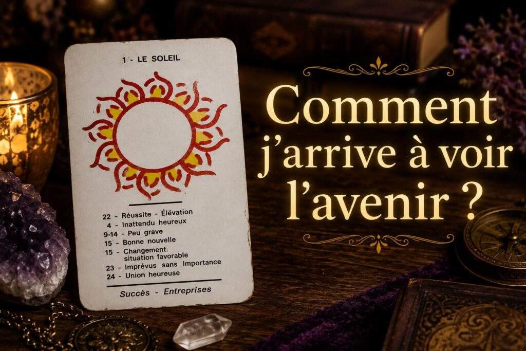 Cartomancienne sérieuse ; comment j'arrive à voir l'avenir ?