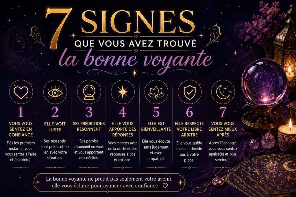 Voyante exceptionnelle : 7 signes que vous avez trouvé la bonne personne